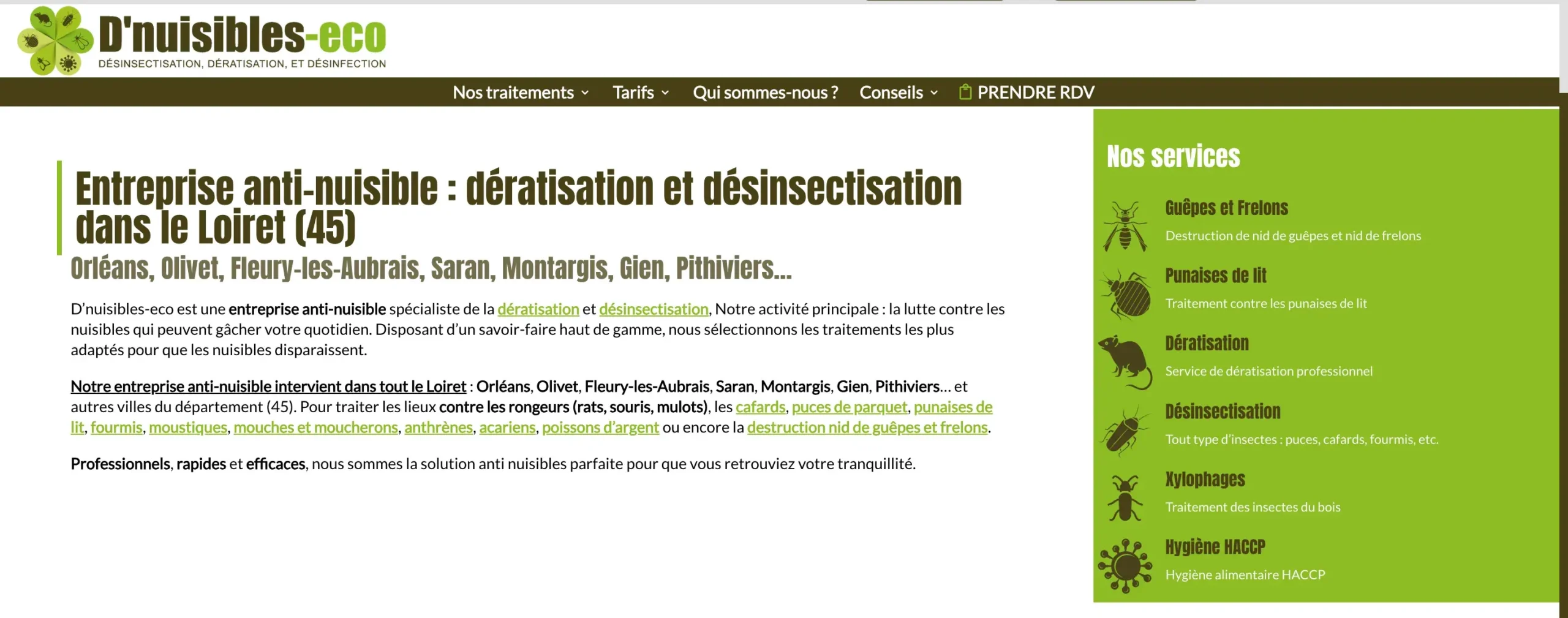 Aperçu du projet D’nuisibles Eco