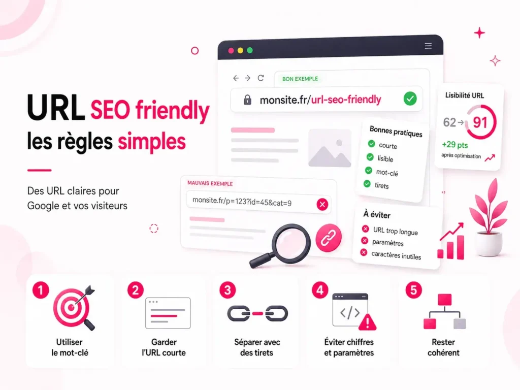 URL SEO friendly : règles pour des URL qui rankent