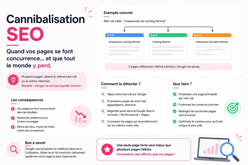 Cannibalisation SEO : quand vos pages se tirent dans les pattes (et plombent votre référencement)