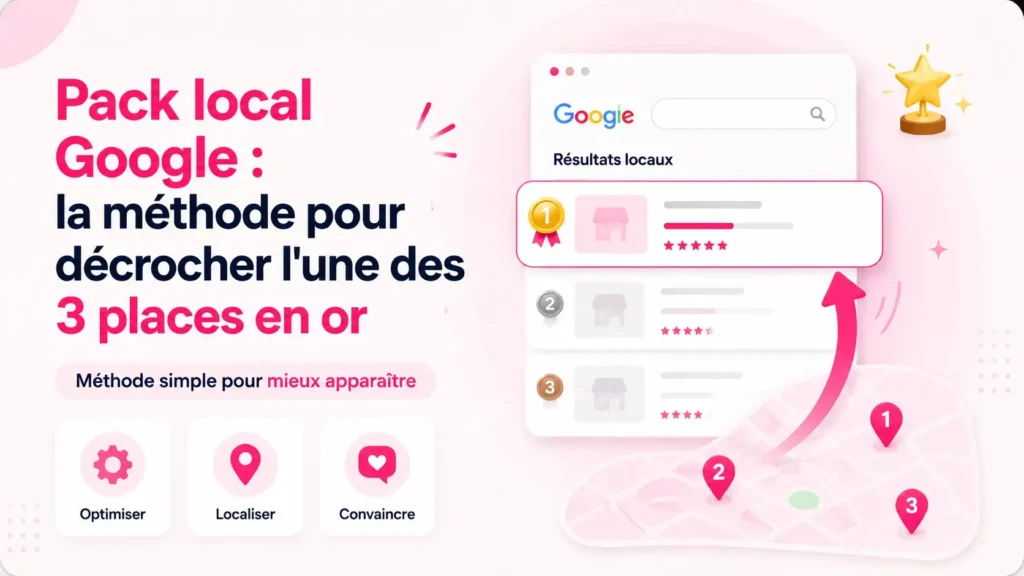 Pack local Google : la méthode pour décrocher l&rsquo;une des 3 places en or